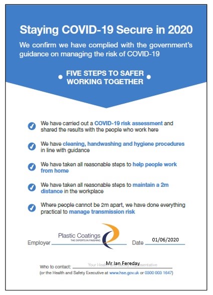 Covid Secure Poster